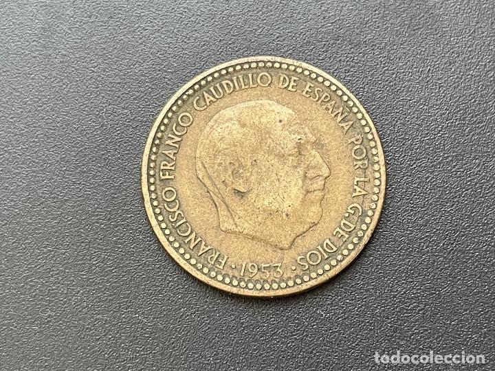 Monedas con errores: 1 peseta 1953 error - Foto 2