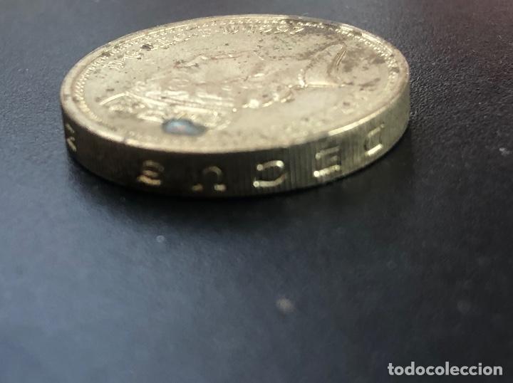 Monedas con errores: 1 libra (one pound) de 1997, DECUS al rev&eacute;s y m&aacute;s errores - Foto 1