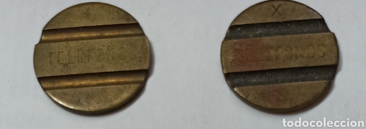 Monedas con errores: 2 monedas de telefono numismatica - Foto 1
