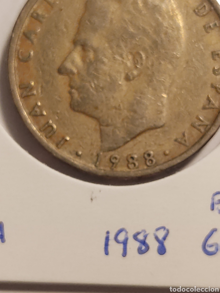 Monedas con errores: 509) * Moneda 100 pesetas 1988 BUSTO GRANDE - Foto 2