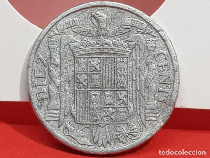 Monedas con errores: 10 CÉNTIMOS 1940 PLUS CON V ---VARIANTE PLVS VLTRA ESCASA.--- MBC++ - Foto 2 - 286739303