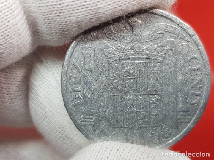 Monedas con errores: 10 CÉNTIMOS 1940 PLUS CON V ---VARIANTE PLVS VLTRA ESCASA.--- MBC++ - Foto 9 - 286739303