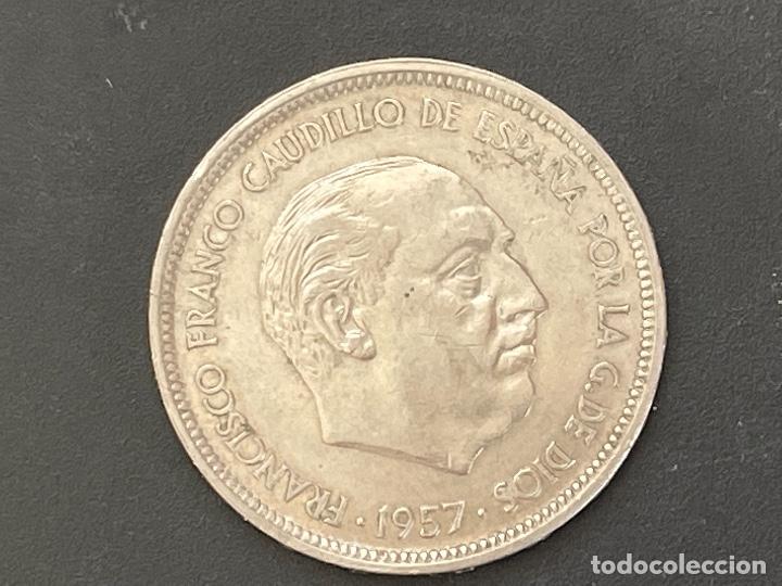Monedas con errores: 50 pesetas 1957 - Foto 3