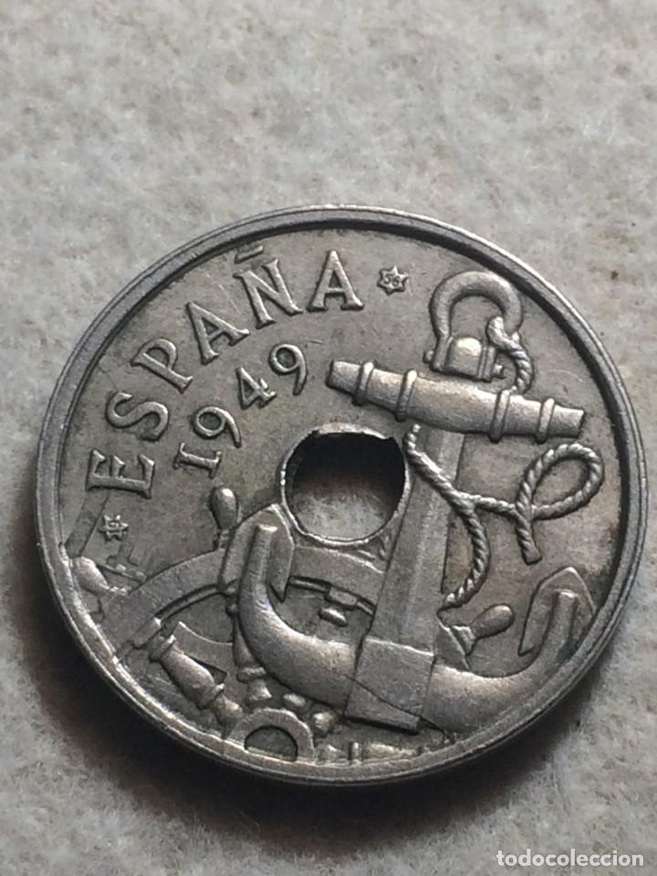 Monedas con errores: *ERROR* 50 C&Eacute;NTIMOS 1949*56. EXPECTACULAR Y MUY RARO ANVERSO Y REVERSO - Foto 3