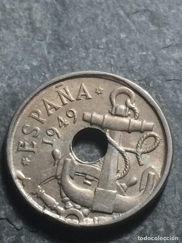 Monedas con errores: ERROR CU&Ntilde;O PARTIDO 50 C&Eacute;NTIMOS 1949*56 Franco Estado Espa&ntilde;ol - Foto 5
