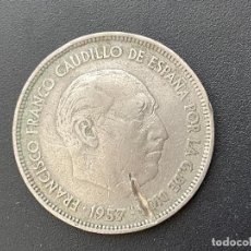 Monedas con errores: 25 PESETAS 1957. Lote 304939013