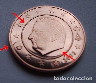 Monedas con errores: BELGICA 2003 MONEDA 5 CENTIMOS CON ERROR LINEAS DE EXCESO DE METAL - BEL8 - Foto 2
