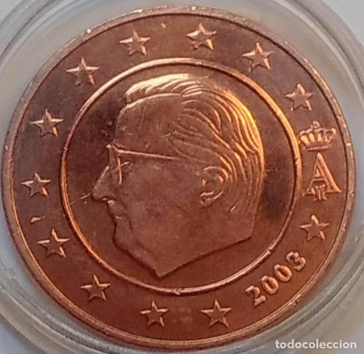 Monedas con errores: BELGICA 2003 MONEDA 5 CENTIMOS CON ERROR LINEAS DE EXCESO DE METAL - BEL8 - Foto 3