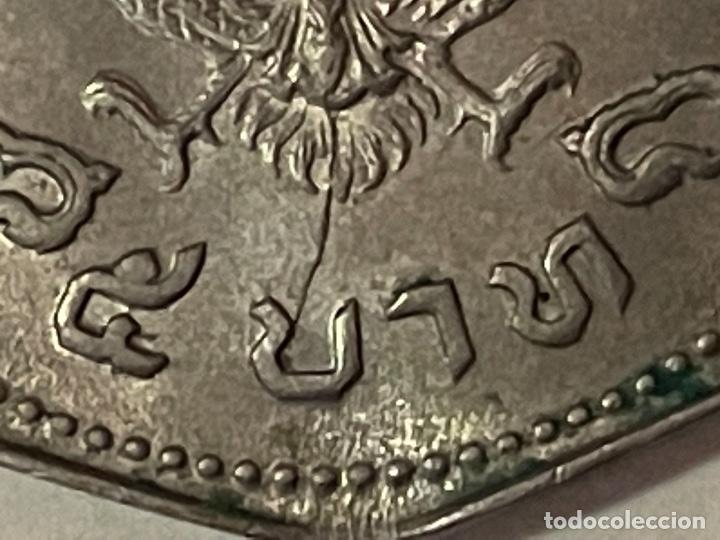 Monedas con errores: Tailandia 5 Bath Rey Rama IX y Diosa Garuda - Foto 2