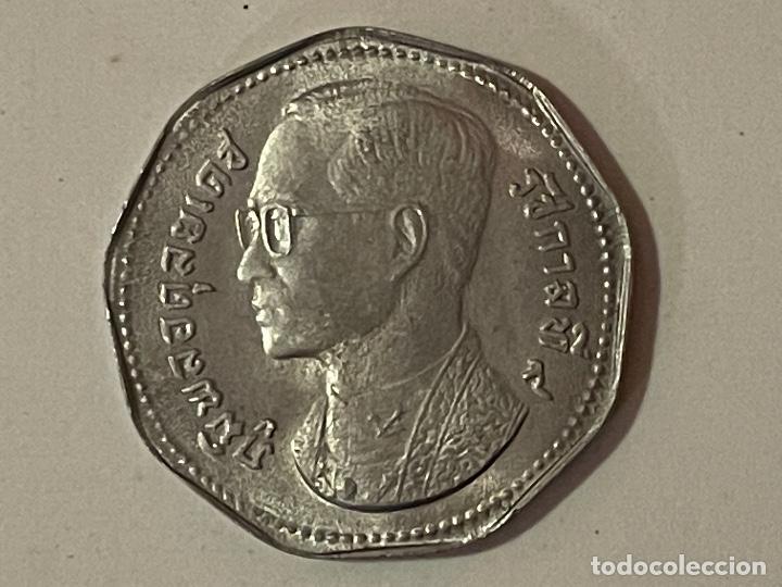 Monedas con errores: Tailandia 5 Bath Rey Rama IX y Diosa Garuda - Foto 3