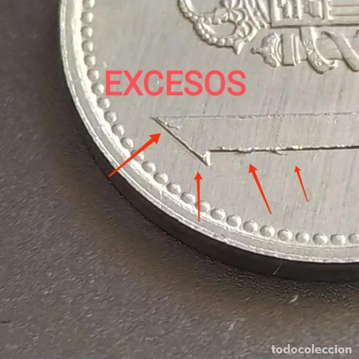 Monedas con errores: ## Error ## 1 Peseta 1982 con excesos ## - Foto 1