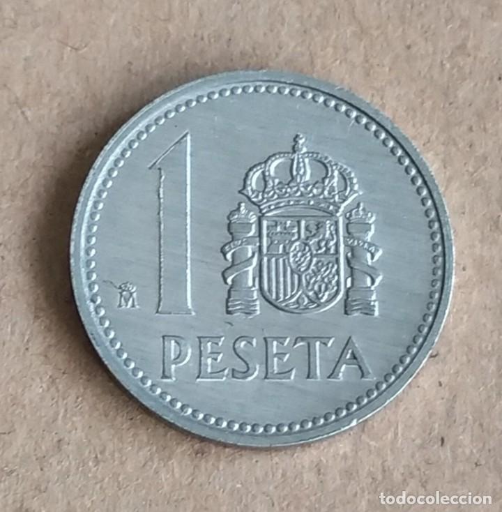 Monedas con errores: ## Error ## 1 Peseta 1982 con excesos ## - Foto 4