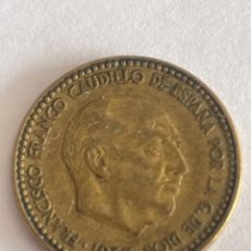 Monedas con errores: * ERROR *. 1 PESETA AÑO 1953*62. REVERSO GIRADO 45 • A LA IZQUIERDA