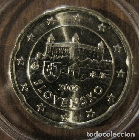 Monedas con errores: ESLOVAQUIA 2009 MONEDA DE 20 CENTIMOS S/C - VARIANTE ERROR - RAYOS DE SOL ( 4 ) - Foto 1