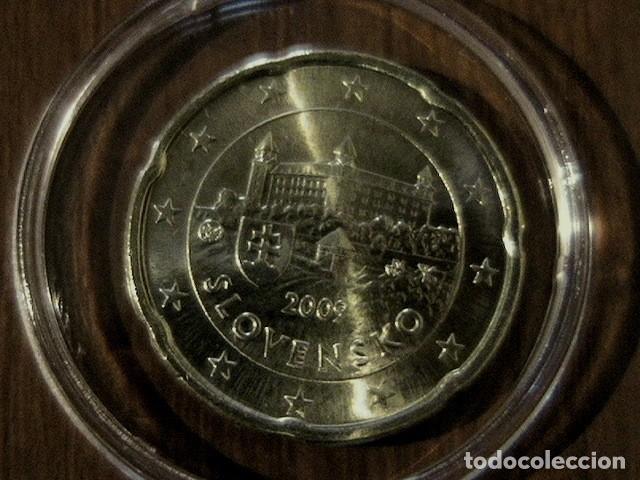 Monedas con errores: ESLOVAQUIA 2009 MONEDA DE 20 CENTIMOS S/C - VARIANTE ERROR - RAYOS DE SOL ( 5 ) - Foto 1