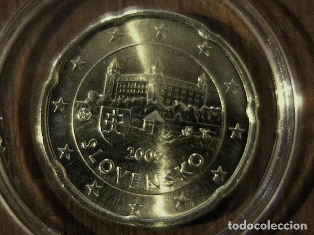 Monedas con errores: ESLOVAQUIA 2009 MONEDA DE 20 CENTIMOS S/C - VARIANTE ERROR - RAYOS DE SOL ( 5 ) - Foto 2