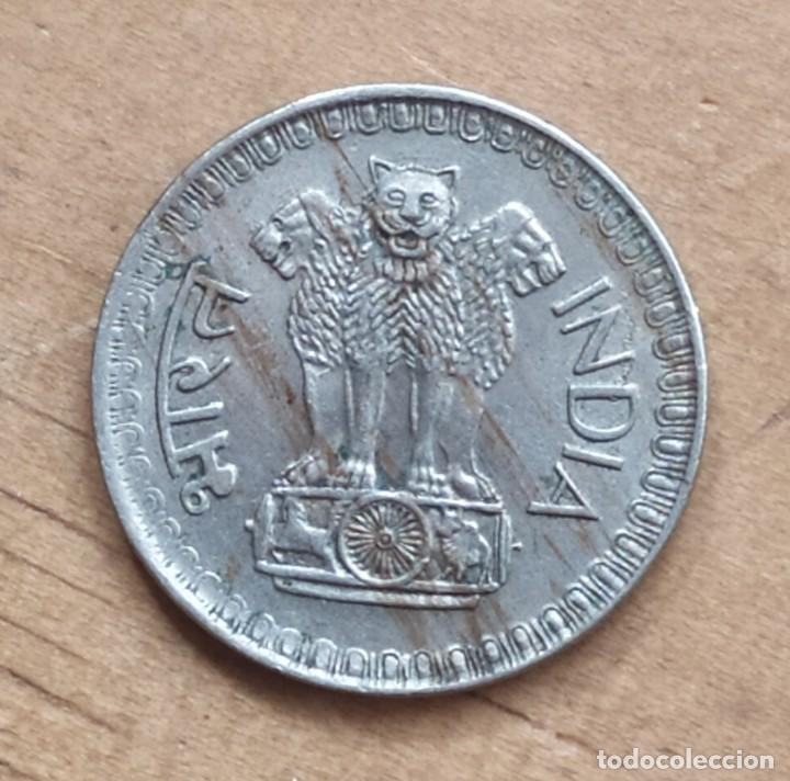 Monedas con errores: ## error # India 25 paise 1974 ## - Foto 2