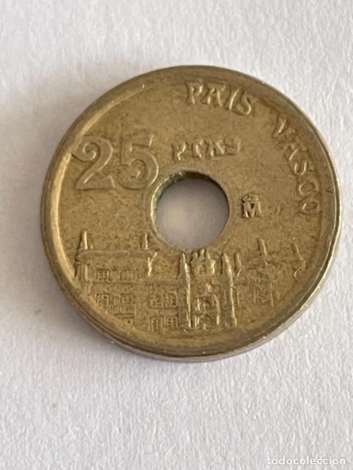 Monedas con errores: * ERROR * 25 PTAS 1993 LISTEL GRUESO EN ANVERSO Y REVERSO. - Foto 1