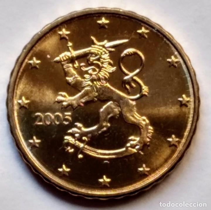 Monedas con errores: MONEDA 10 CENTIMOS EURO FINLANDIA 2005 S/C - ERROR - EFECTOS RAYOS DE SOL - Foto 2
