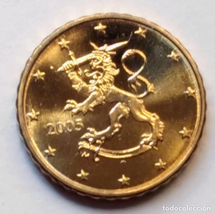 Monedas con errores: MONEDA 10 CENTIMOS EURO FINLANDIA 2005 S/C - ERROR - EFECTOS RAYOS DE SOL - Foto 3