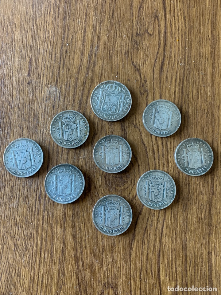 Monedas con errores: Lote de r&eacute;plica de moneda espa&ntilde;ola antigua - Foto 2