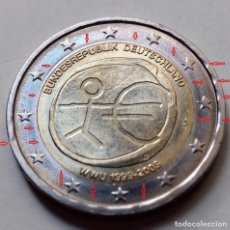 Monedas con errores: MONEDA 2 EUROS ALEMANIA 2009 EMU LETRA J S/C - VARIANTE - ERROR DOBLE LISTEL Y BORDE CANTO IRREGULAR