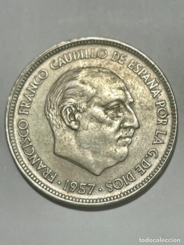 Monedas con errores: * ERROR * 50 pesetas a&ntilde;o 1957*67. ERRORES VARIOS - Foto 1