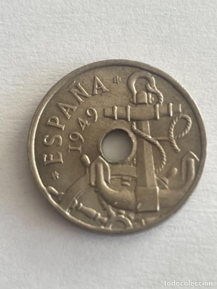Monedas con errores: * ERROR * FLECHAS INVERTIDAS 50 CENTIMOS A&Ntilde;O 1949*51 EXTRAORDINARIA - Foto 2