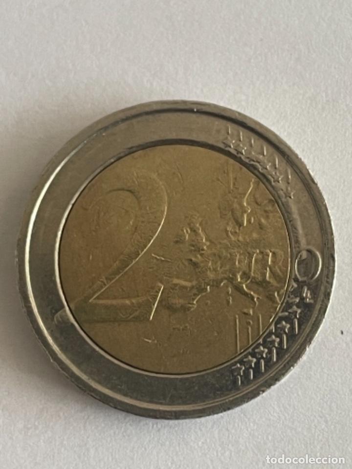 Monedas con errores: * ERROR * 2 &euro; 2007 B&Eacute;LGICA. TALADRO CENTRAL LIGERAMENTE DESPLAZADO - Foto 2