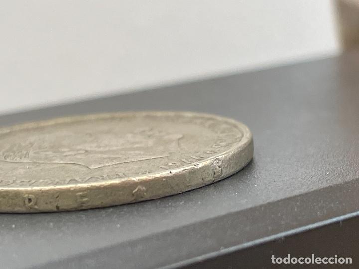 Monedas con errores: 100 pesetas 1966 *67 variante 1 en punta - Foto 9