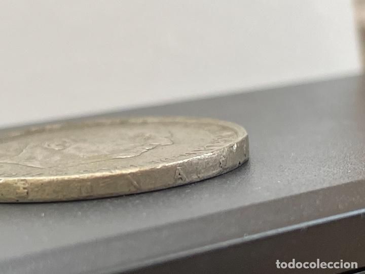 Monedas con errores: 100 pesetas 1966 *67 variante 1 en punta - Foto 7