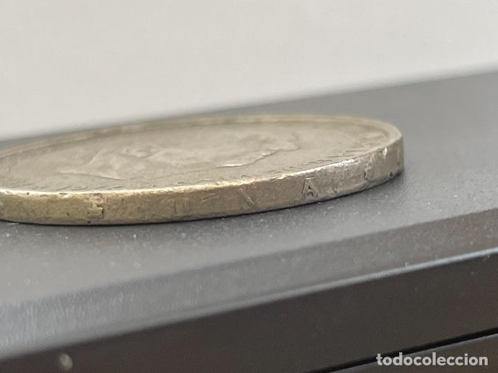 Monedas con errores: 100 pesetas 1966 *67 variante 1 en punta - Foto 13