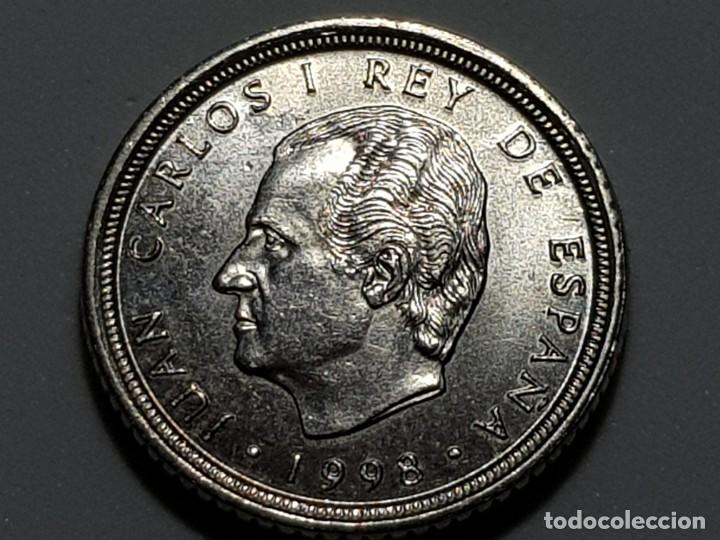 Monedas con errores: 10 PESETAS 1998- REMARCADA-TILDE EN LA &acute;D Y EN LA &Eacute; AL PRINCIPIO - Foto 2