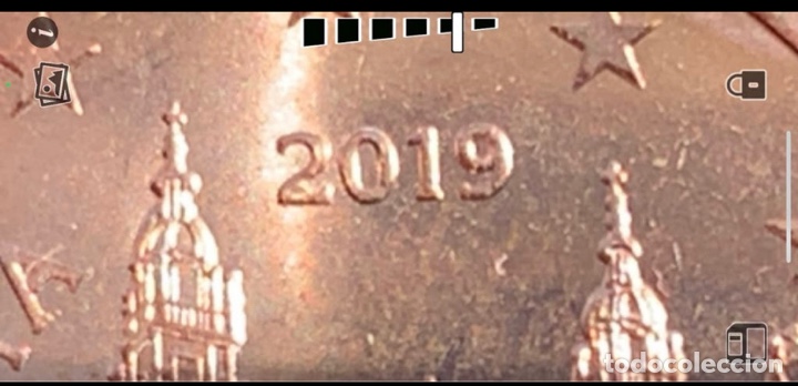 Monedas con errores: 5 c&eacute;ntimos 2019 Espa&ntilde;a metal 2 - Foto 2