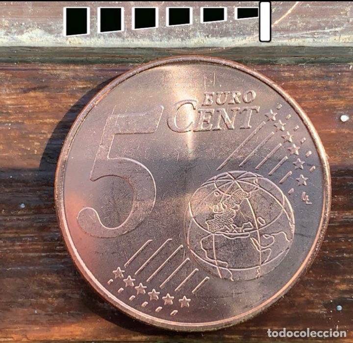 Monedas con errores: 5 c&eacute;ntimos 2019 Espa&ntilde;a metal 2 - Foto 3