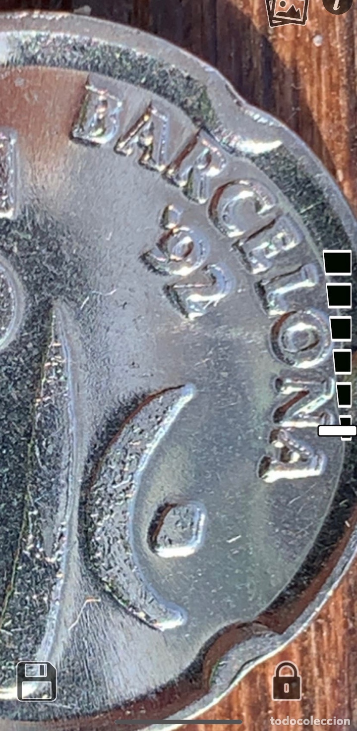 Monedas con errores: 50 pesetas 1992 Pedrera remarcada variante cu&ntilde;o - Foto 3