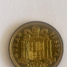 Monedas con errores: * ERROR * 1 PESETA DE FRANCISCO FRANCO AÑO 1966*73 PERLAS UNIDAS EN REVERSO SIN CIRCULAR , PRECIOSA