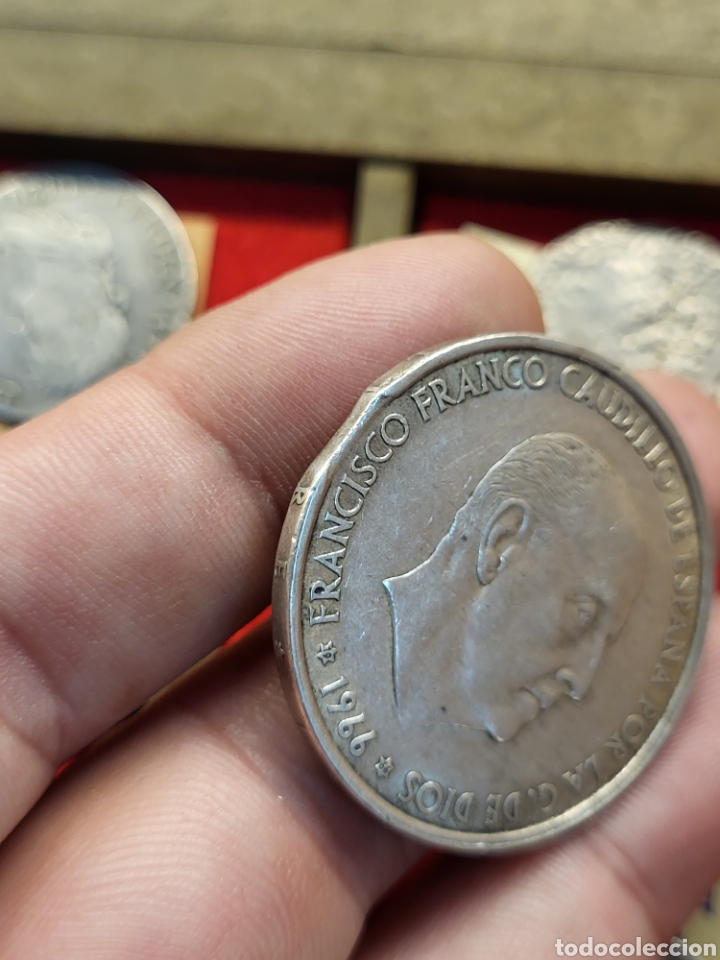 Monedas con errores: ERROR SEGMENTADA . 100 PESETAS DE PLATA A&Ntilde;O 1966 *19*66 - Foto 4