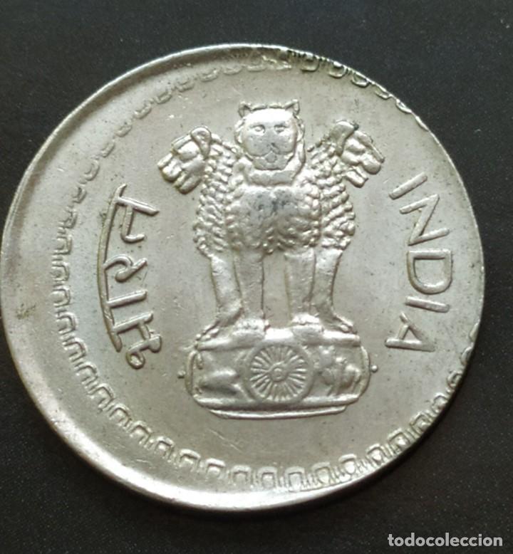 Monedas con errores: ## ERROR # India 1986 25 Pa&iacute;se Desplazada ## - Foto 2
