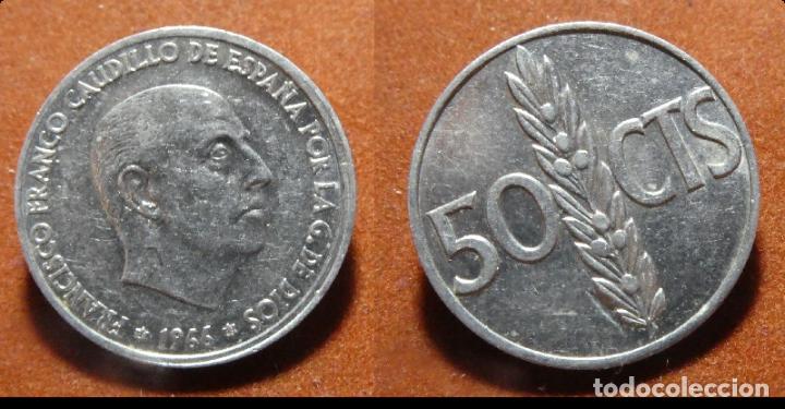 Monedas con errores: Error de acu&ntilde;aci&oacute;n en moneda de 10 c&eacute;ntimos 1966 Reverso girado 30&ordm; Izda - Foto 1