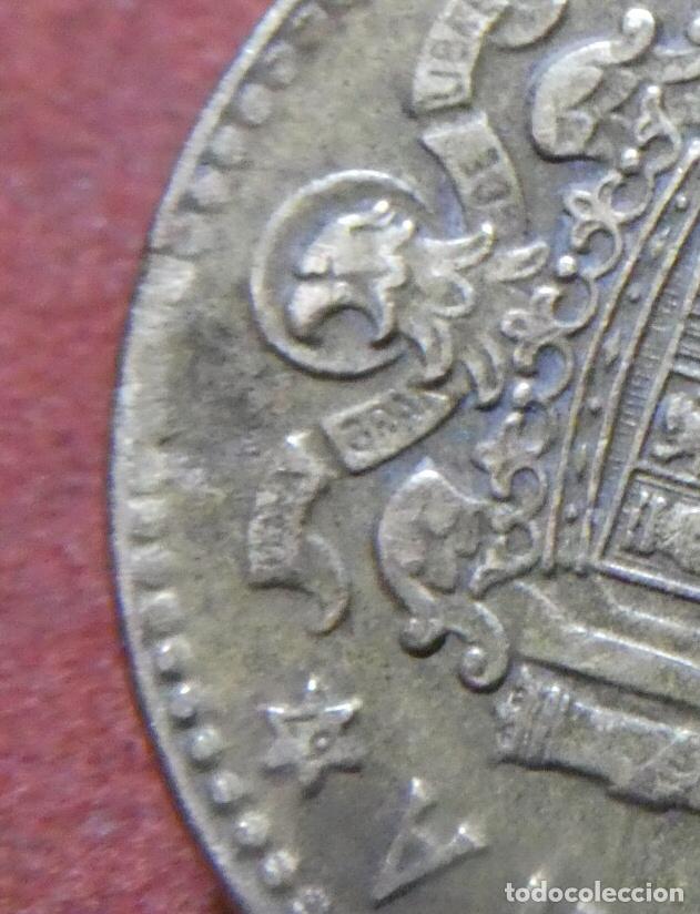 Monedas con errores: Error de acu&ntilde;aci&oacute;n moneda de 1 Peseta 1966*67 Rotura de cu&ntilde;o - Foto 2
