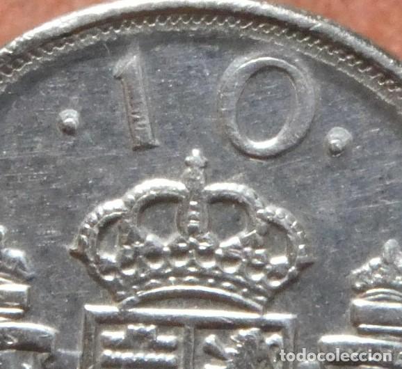 Monedas con errores: Error de acu&ntilde;aci&oacute;n moneda de 10 Pesetas 1992 10 pegado al listel - Foto 2