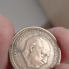 Monedas con errores: ERROR PESETA CUÑO DOBLADO EN LA LEYENDA. Lote 350864444