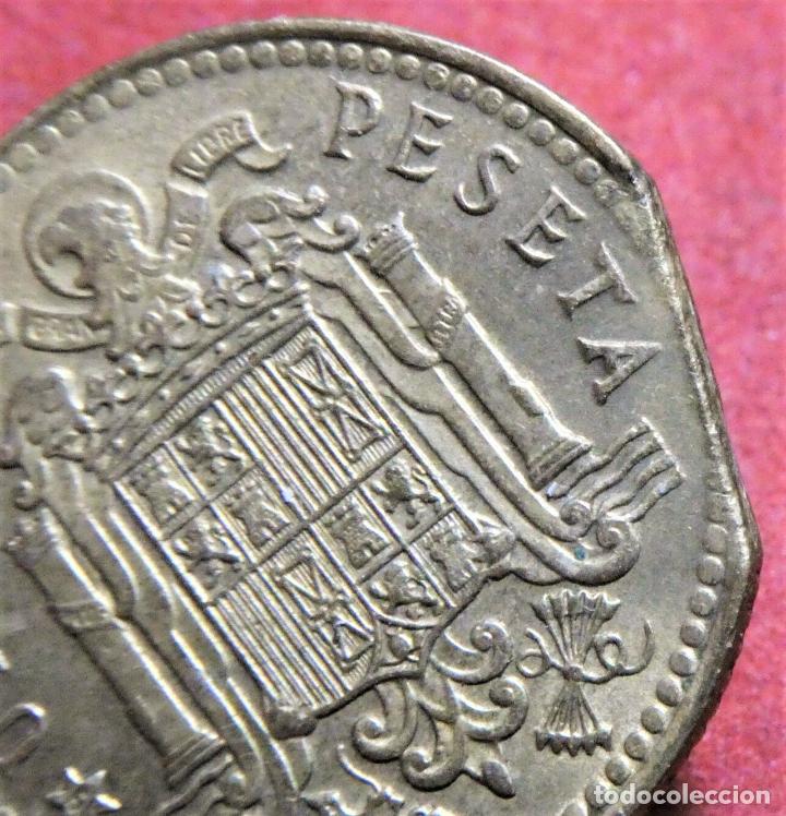 Monedas con errores: Error de acu&ntilde;aci&oacute;n moneda de 1 Peseta 1975 Final de Riel - Foto 2