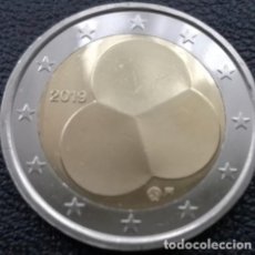 Monedas con errores: FINLANDIA 2 EUROS 2019- COM. 100 ANIVERSARIO AÑOS DE CONSTITUCION ESCASA-ENCAPSULADA-