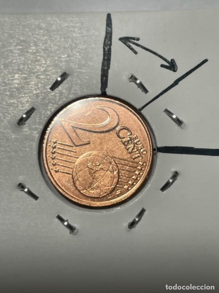 Monedas con errores: * ERROR * 2 CENT BELGICA REVERSO GIRADO 60&bull; a la derecha. A&Ntilde;O 2000 PRECIOSA - Foto 1
