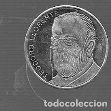 Monedas con errores: MONEDAS DE PERSONAJES BAÑADAS EN PLATA LAS QUE VES SAN TEODORO LLORENTE. Lote 363549900