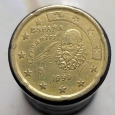 Monedas con errores: 211N. DOS EXCESOS DE METAL EN LA CABEZA. 20 CTS. 1999. ESPAÑA. Lote 364162876