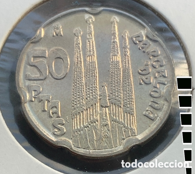 Monedas con errores: 50 peseta 1992 Sagrada , ERROR , PTAS&rsquo;. - Foto 10