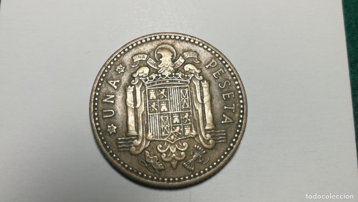 Monedas con errores: eRRoR... (EXCESOS de METAL) Moneda 1 Peseta 1963 *65 - Foto 4